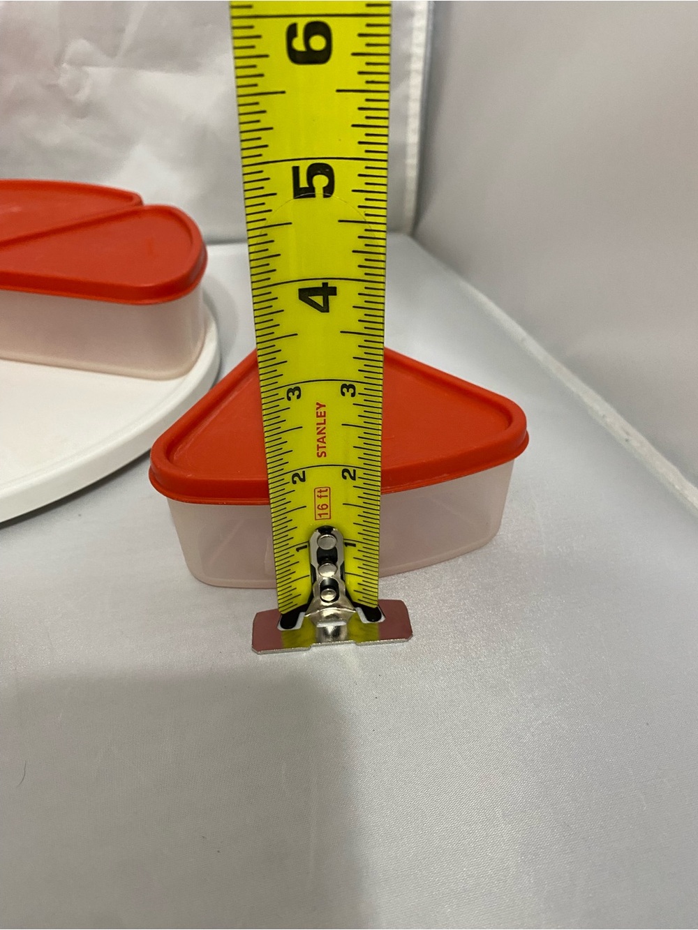 Tupperware Red 6-Segment Rotating Food Storage Carousel - Picture 2 of 16
